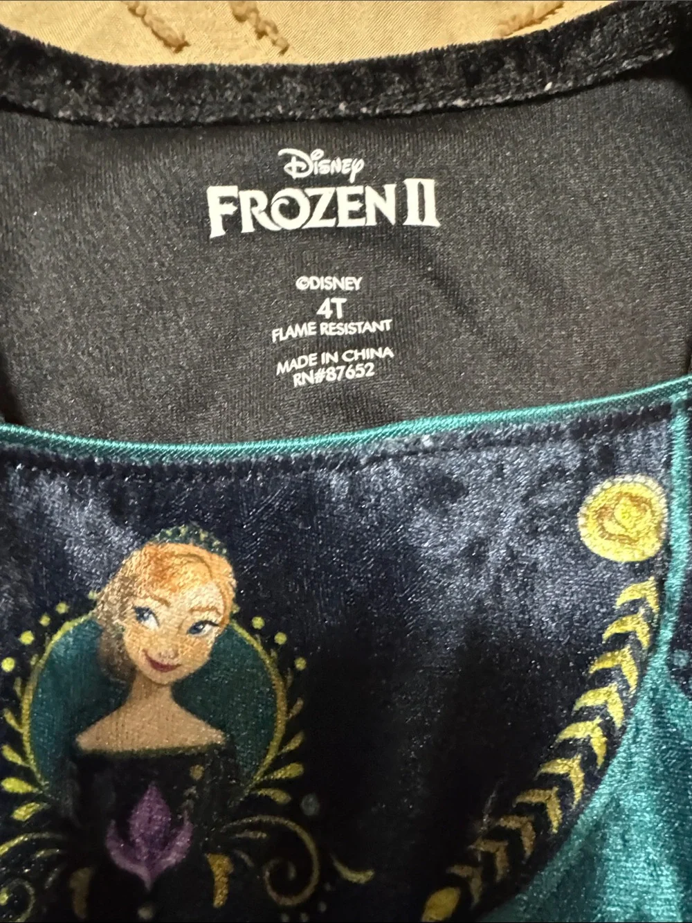 Disney Teal and Purple Anna nightgown